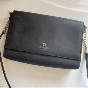 Black Kate Spade Crossbody Bag/Purse
